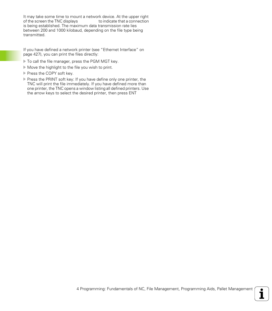 HEIDENHAIN TNC 426 (280 476) User Manual | Page 89 / 504