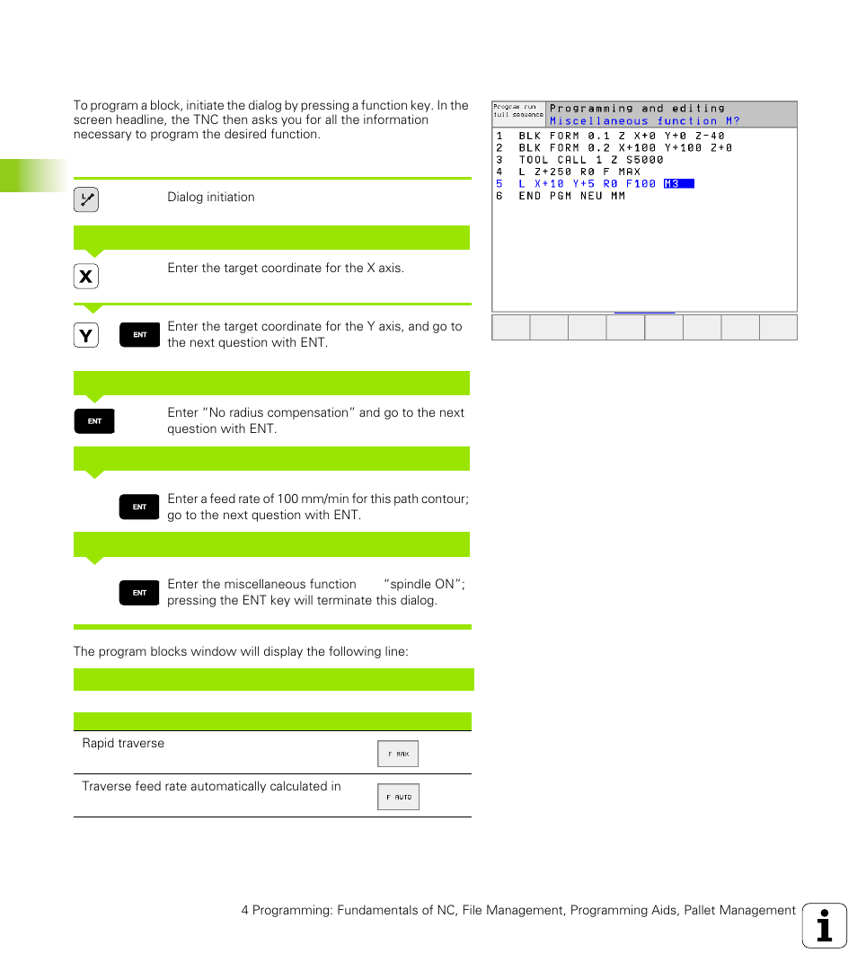5 cr eating and w riting pr ogr a ms | HEIDENHAIN TNC 426 (280 476) User Manual | Page 93 / 504