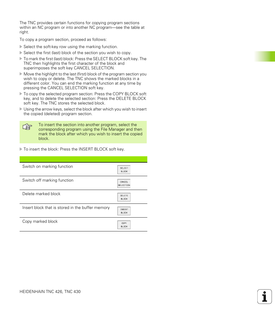 5 cr eating and w riting pr ogr a ms | HEIDENHAIN TNC 426 (280 476) User Manual | Page 96 / 504