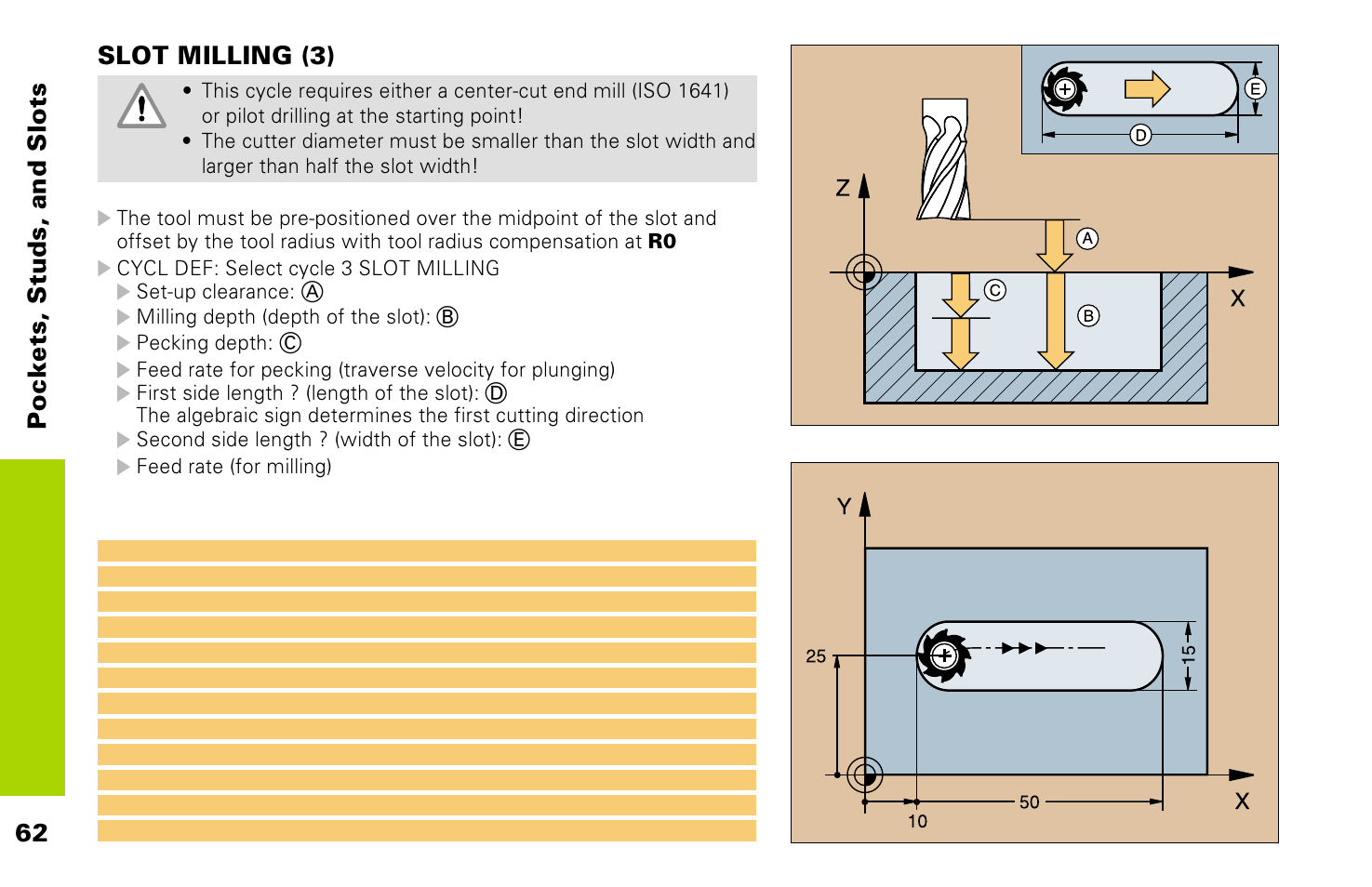 HEIDENHAIN TNC 426 (280 476) Pilot User Manual | Page 61 / 104