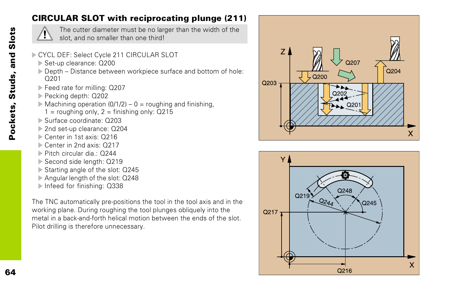 HEIDENHAIN TNC 426 (280 476) Pilot User Manual | Page 63 / 104