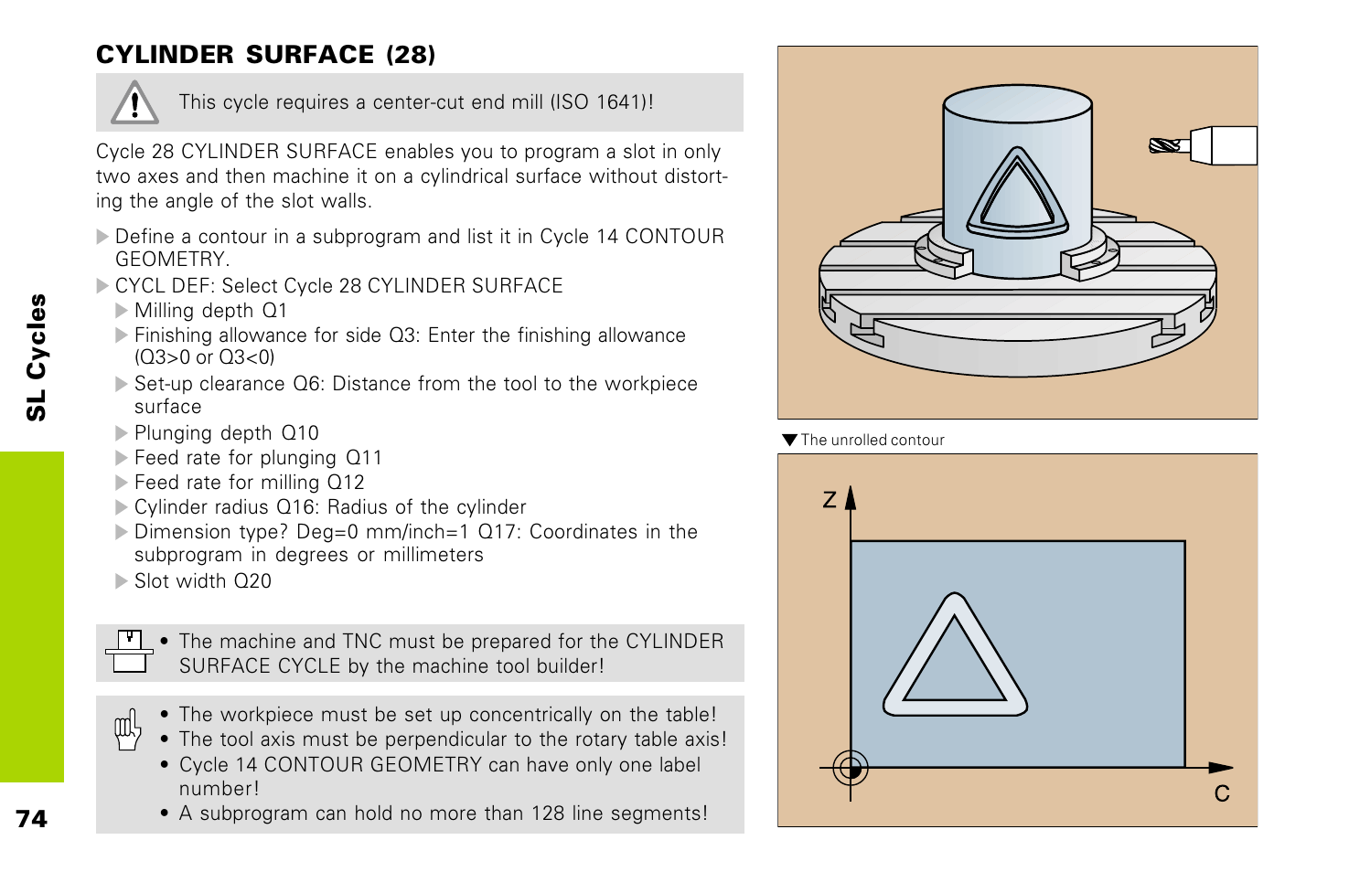 HEIDENHAIN TNC 426 (280 476) Pilot User Manual | Page 73 / 104