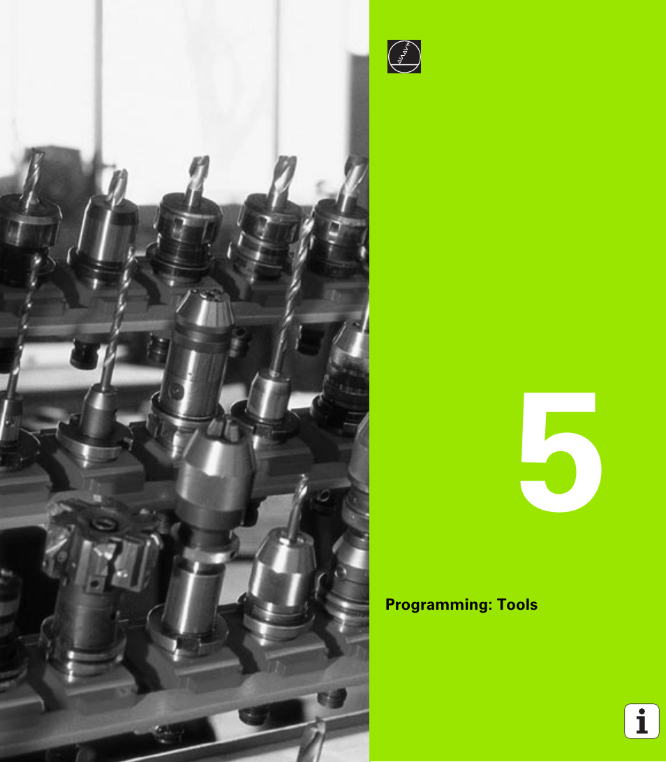 Programming: tools, 5 programming: tools | HEIDENHAIN iTNC 530 (340 420) User Manual | Page 127 / 530