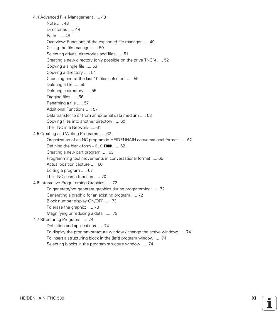 HEIDENHAIN iTNC 530 (340 420) User Manual | Page 15 / 530