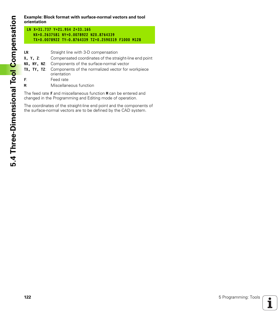 4 thr ee-dimensional t ool compensation | HEIDENHAIN iTNC 530 (340 420) User Manual | Page 150 / 530
