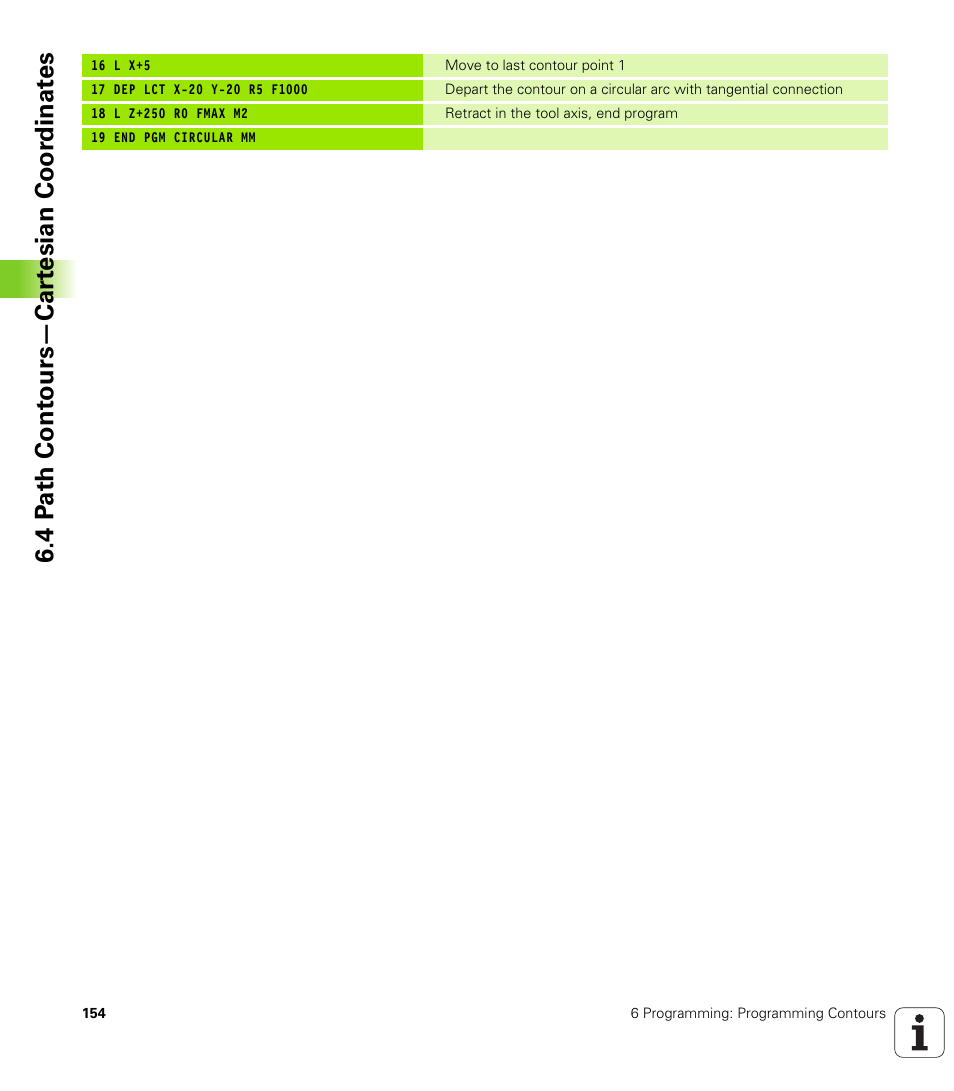 4 p a th cont ours—car te sian coor dinat e s | HEIDENHAIN iTNC 530 (340 420) User Manual | Page 182 / 530