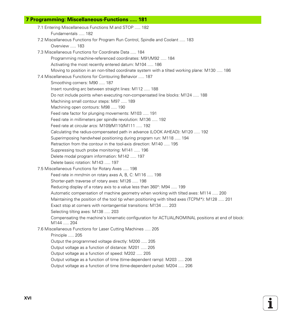 7 programming: miscellaneousfunctions, Programming: miscellaneous functions | HEIDENHAIN iTNC 530 (340 420) User Manual | Page 20 / 530