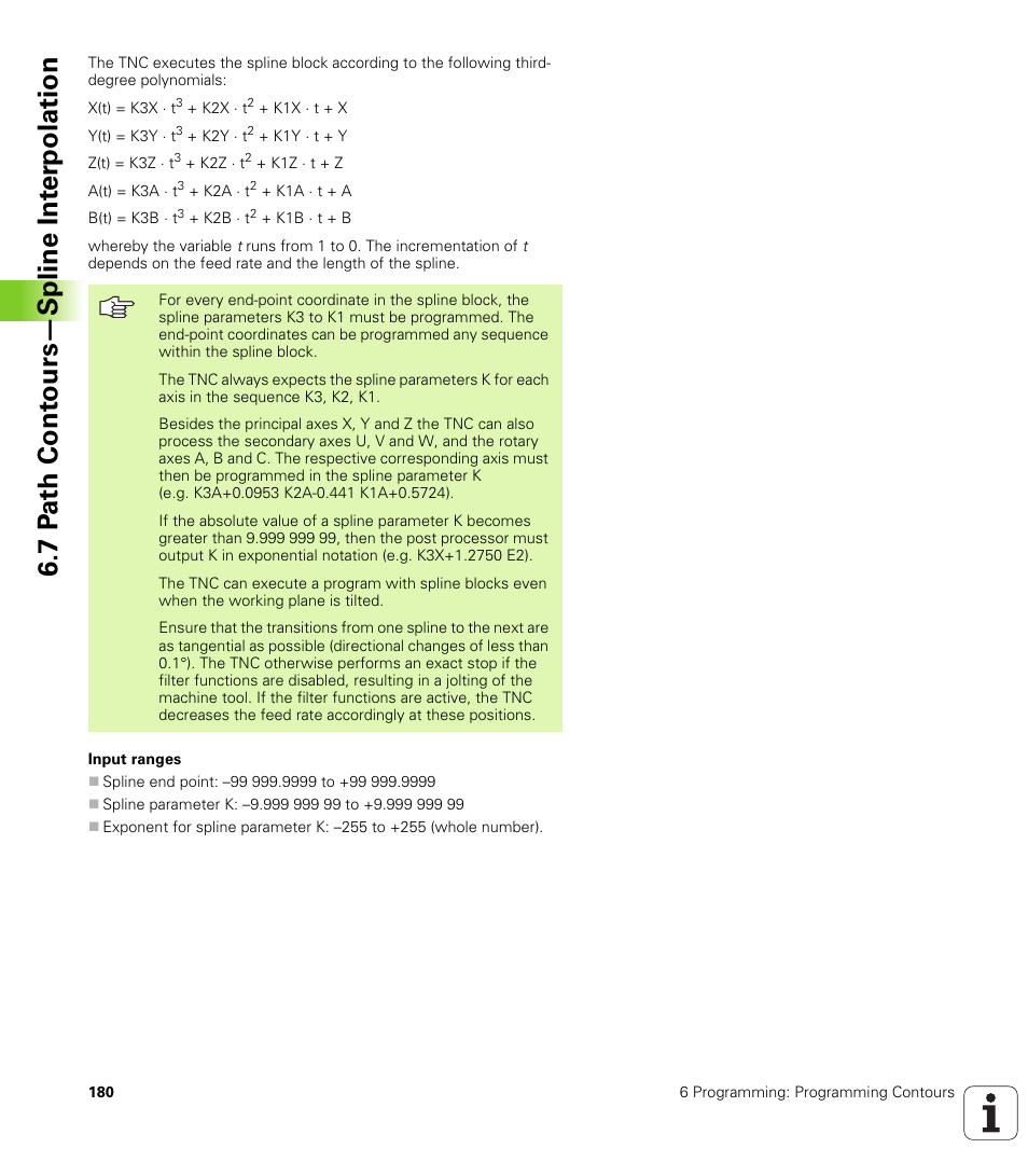 7 p a th cont ours—spline int e rpolation | HEIDENHAIN iTNC 530 (340 420) User Manual | Page 208 / 530
