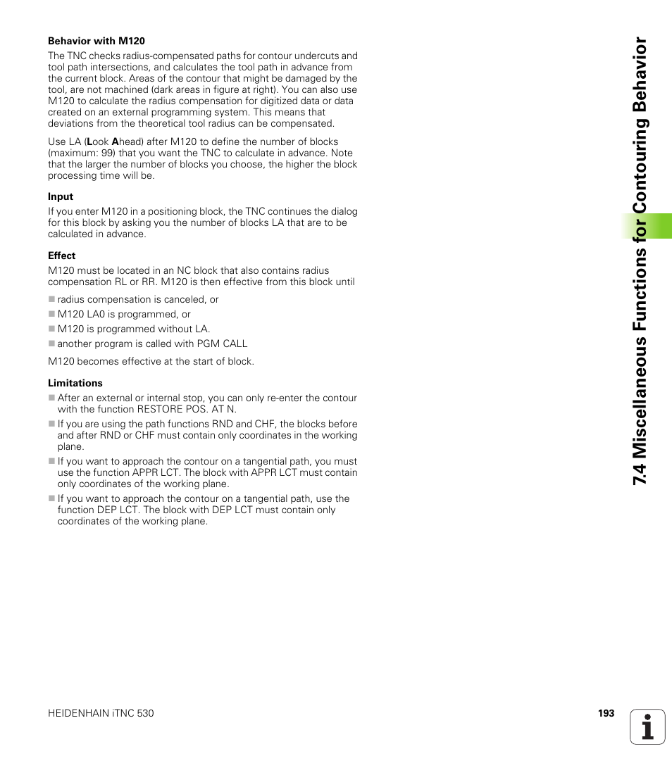 HEIDENHAIN iTNC 530 (340 420) User Manual | Page 221 / 530