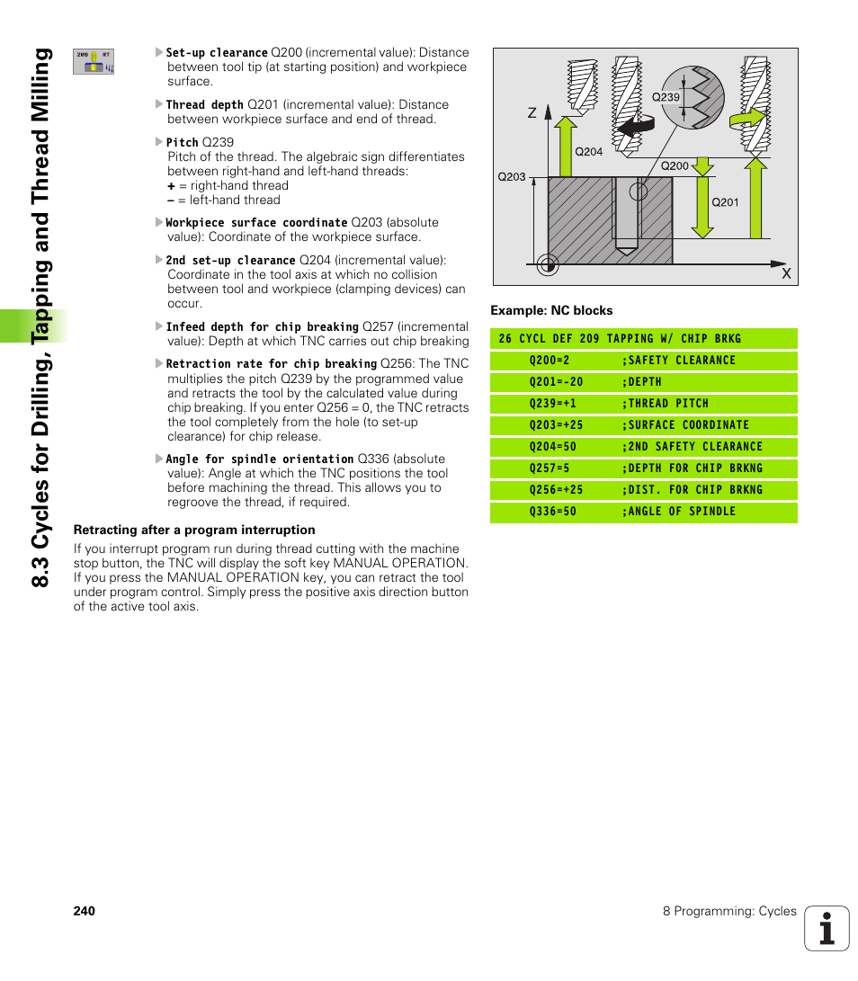 HEIDENHAIN iTNC 530 (340 420) User Manual | Page 268 / 530