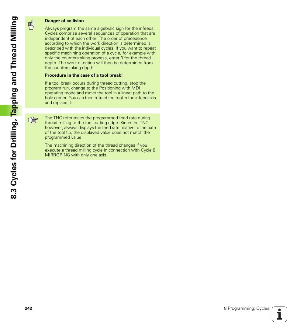 HEIDENHAIN iTNC 530 (340 420) User Manual | Page 270 / 530