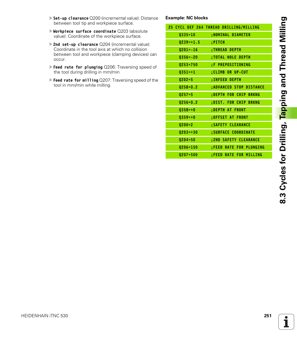 HEIDENHAIN iTNC 530 (340 420) User Manual | Page 279 / 530