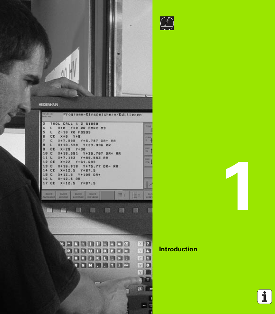 Introduction, 1 introduction | HEIDENHAIN iTNC 530 (340 420) User Manual | Page 29 / 530