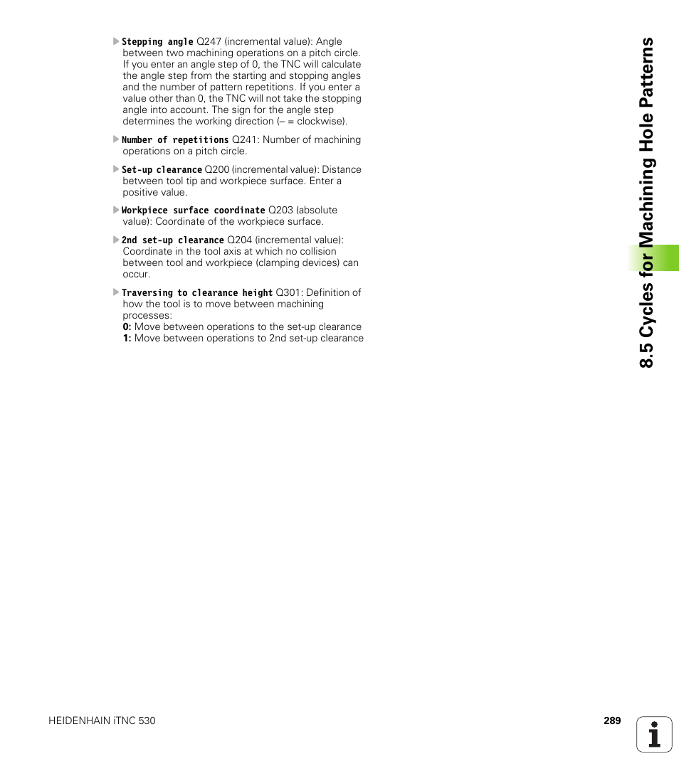 HEIDENHAIN iTNC 530 (340 420) User Manual | Page 317 / 530