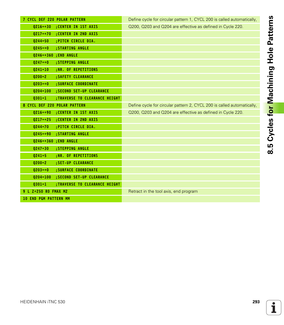 HEIDENHAIN iTNC 530 (340 420) User Manual | Page 321 / 530