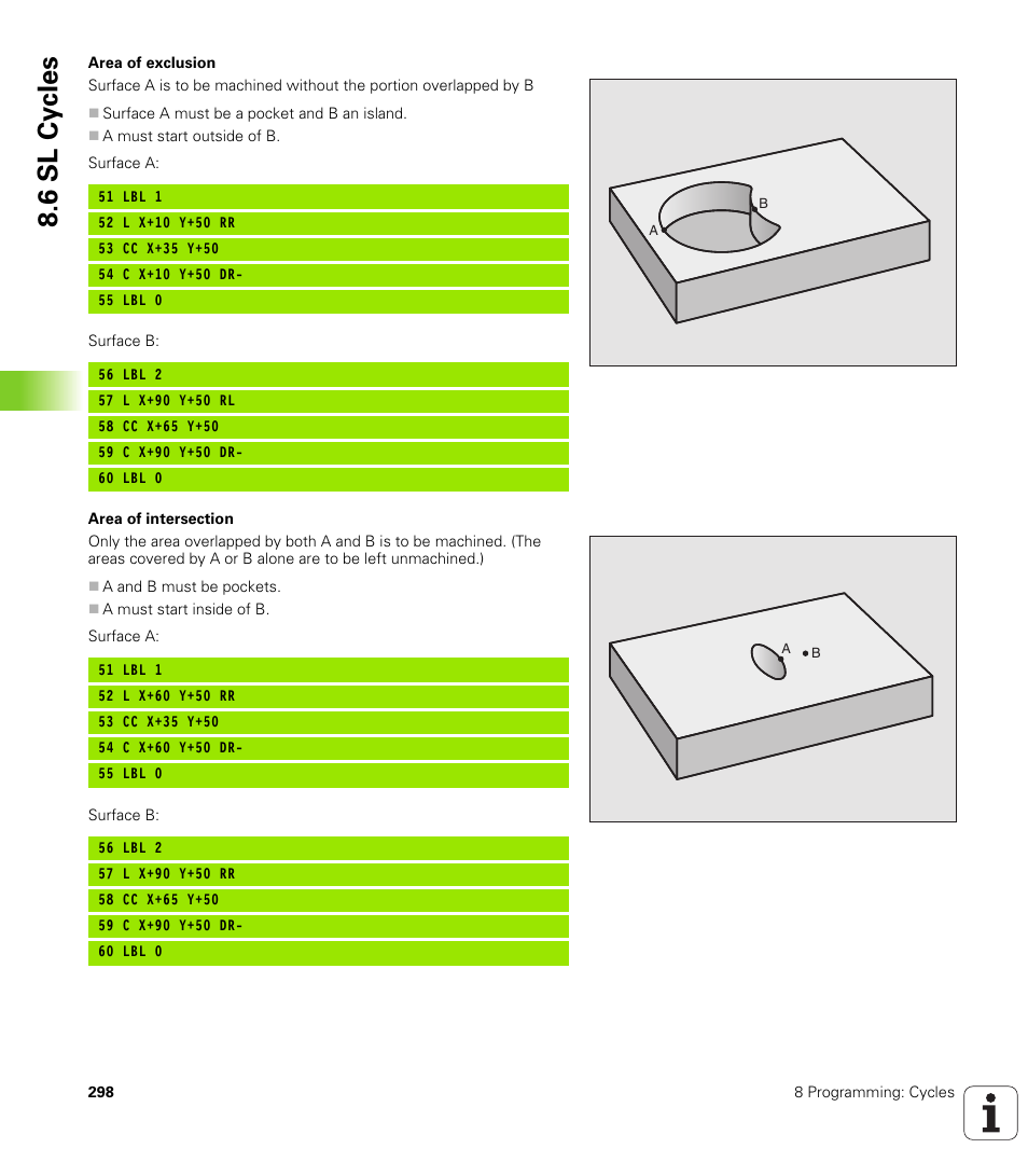 6 sl cy cles | HEIDENHAIN iTNC 530 (340 420) User Manual | Page 326 / 530