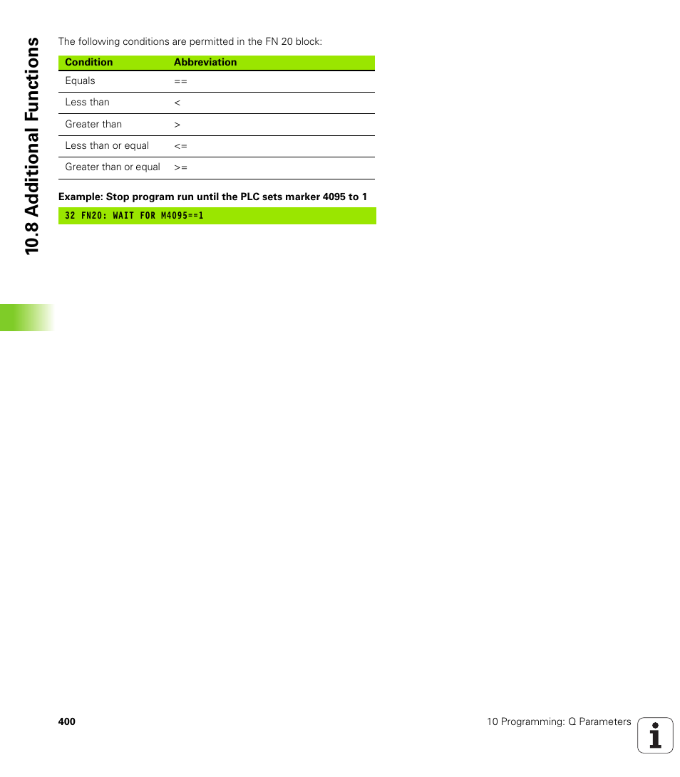 10 .8 a d ditional f unctions | HEIDENHAIN iTNC 530 (340 420) User Manual | Page 428 / 530