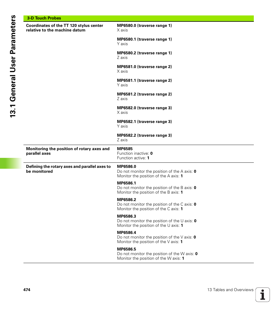 1 gener a l user p a ra met e rs | HEIDENHAIN iTNC 530 (340 420) User Manual | Page 502 / 530