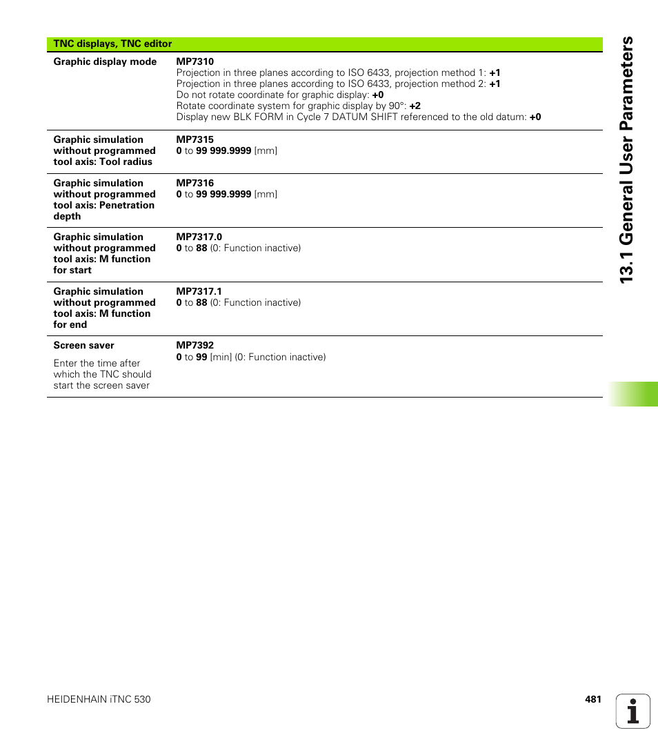 1 gener a l user p a ra met e rs | HEIDENHAIN iTNC 530 (340 420) User Manual | Page 509 / 530
