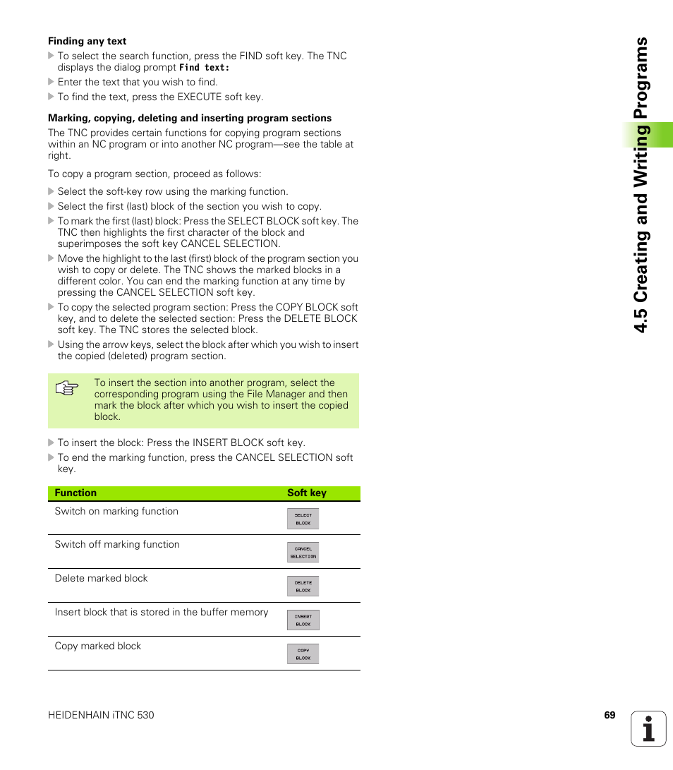 5 cr eating and w riting pr ogr a ms | HEIDENHAIN iTNC 530 (340 420) User Manual | Page 97 / 530