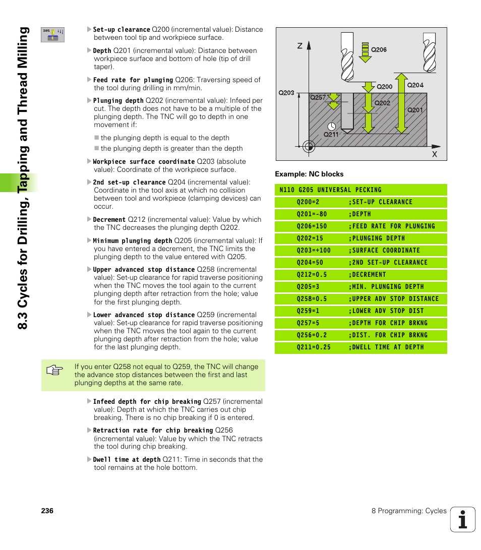 HEIDENHAIN iTNC 530 (340 420) ISO programming User Manual | Page 236 / 505