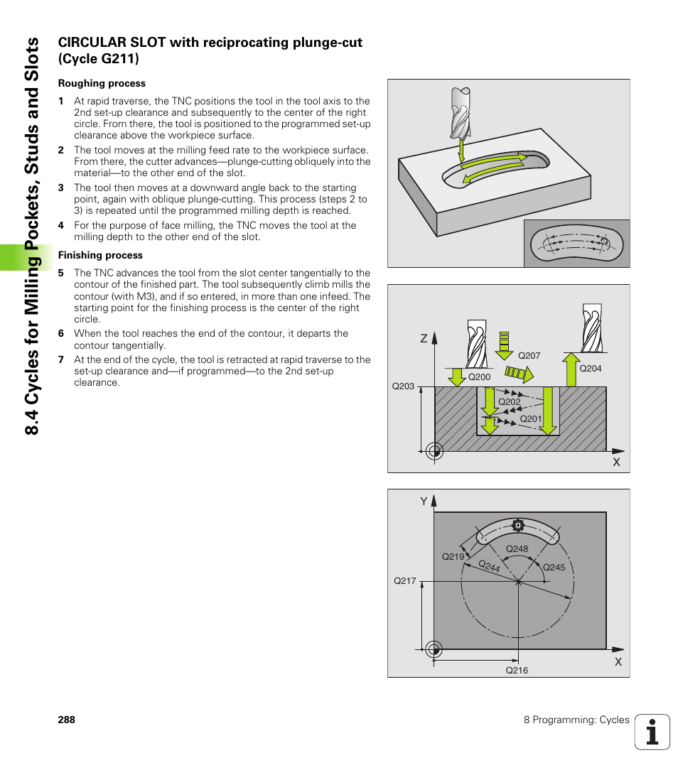 HEIDENHAIN iTNC 530 (340 420) ISO programming User Manual | Page 288 / 505