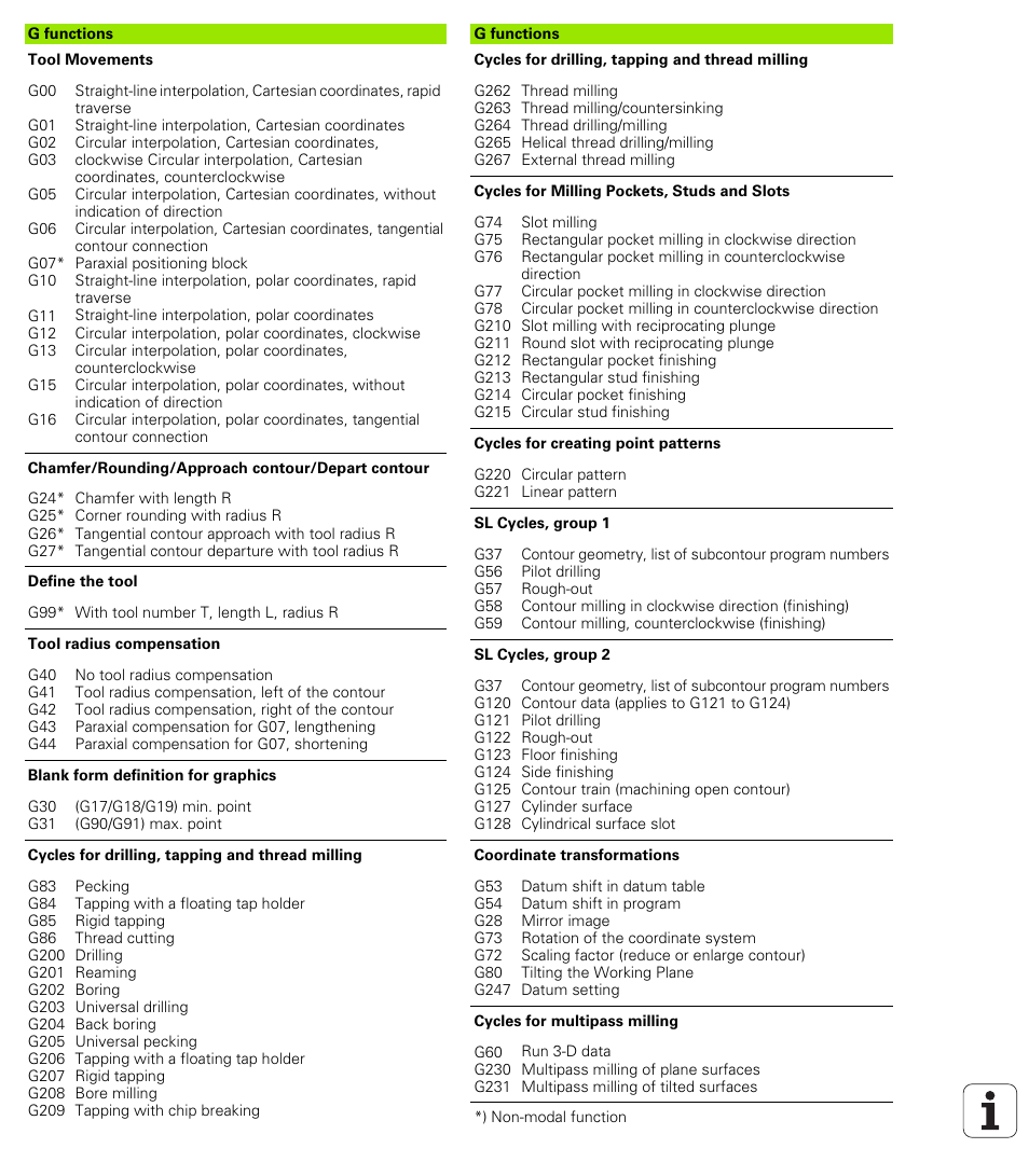 HEIDENHAIN iTNC 530 (340 420) ISO programming User Manual | Page 502 / 505