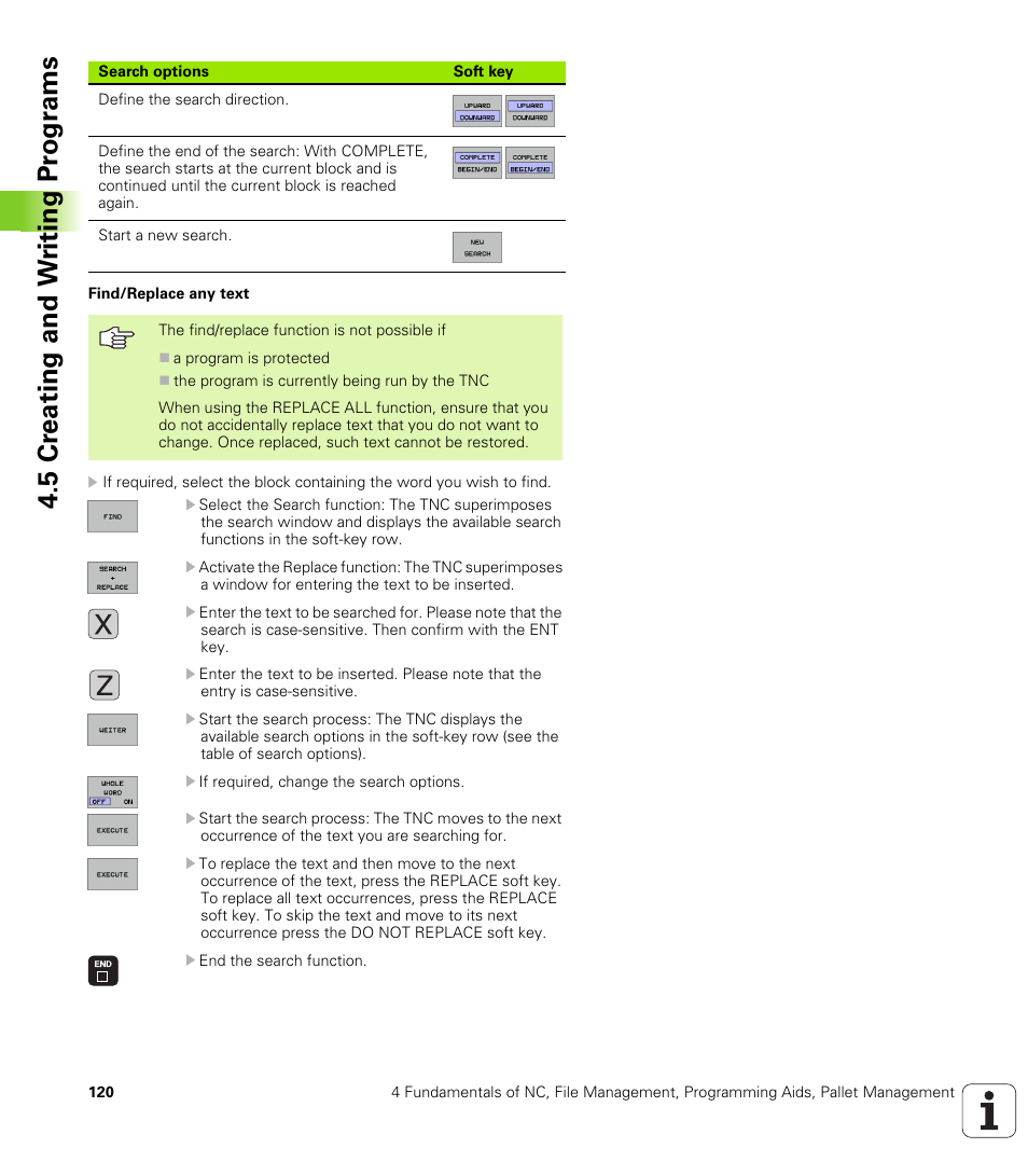 5 cr eating and w riting pr ogr a ms | HEIDENHAIN iTNC 530 (340 422) User Manual | Page 120 / 657
