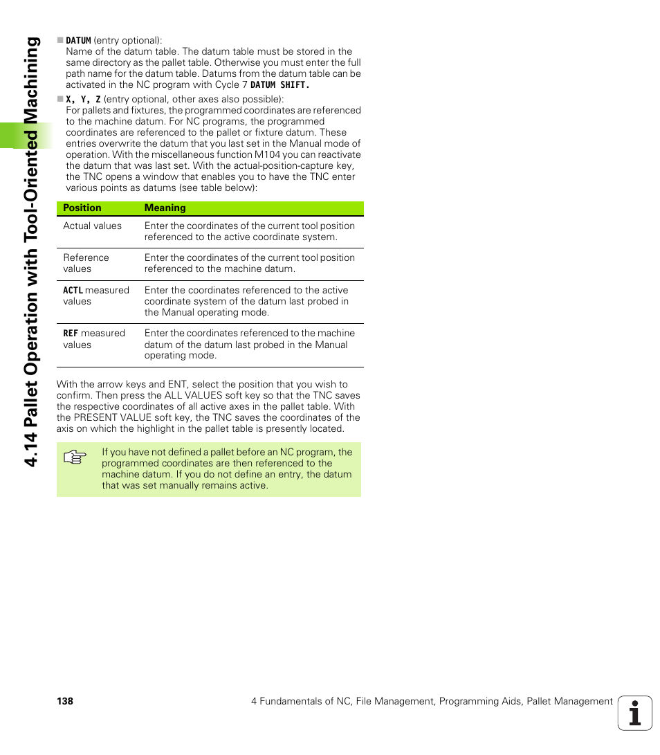 HEIDENHAIN iTNC 530 (340 422) User Manual | Page 138 / 657