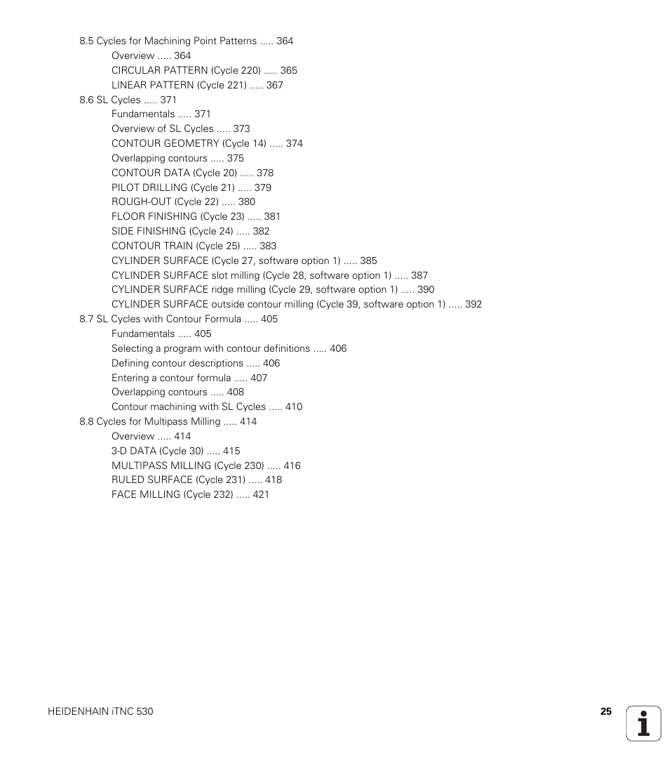 HEIDENHAIN iTNC 530 (340 422) User Manual | Page 25 / 657