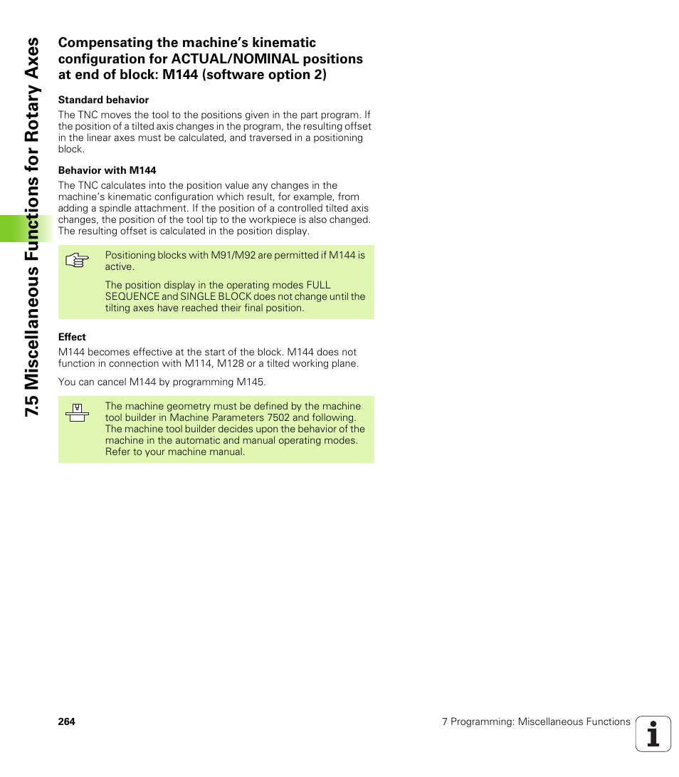 HEIDENHAIN iTNC 530 (340 422) User Manual | Page 264 / 657