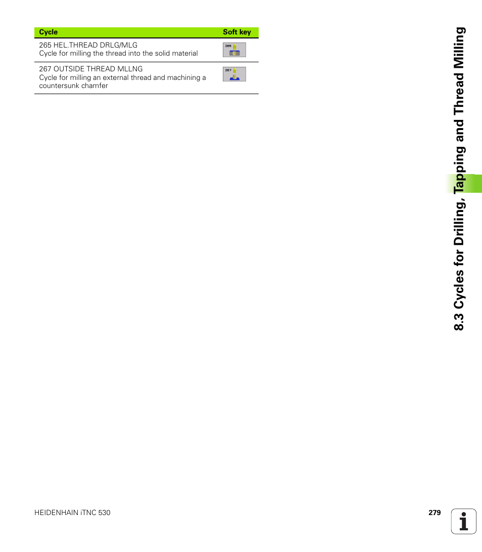 HEIDENHAIN iTNC 530 (340 422) User Manual | Page 279 / 657
