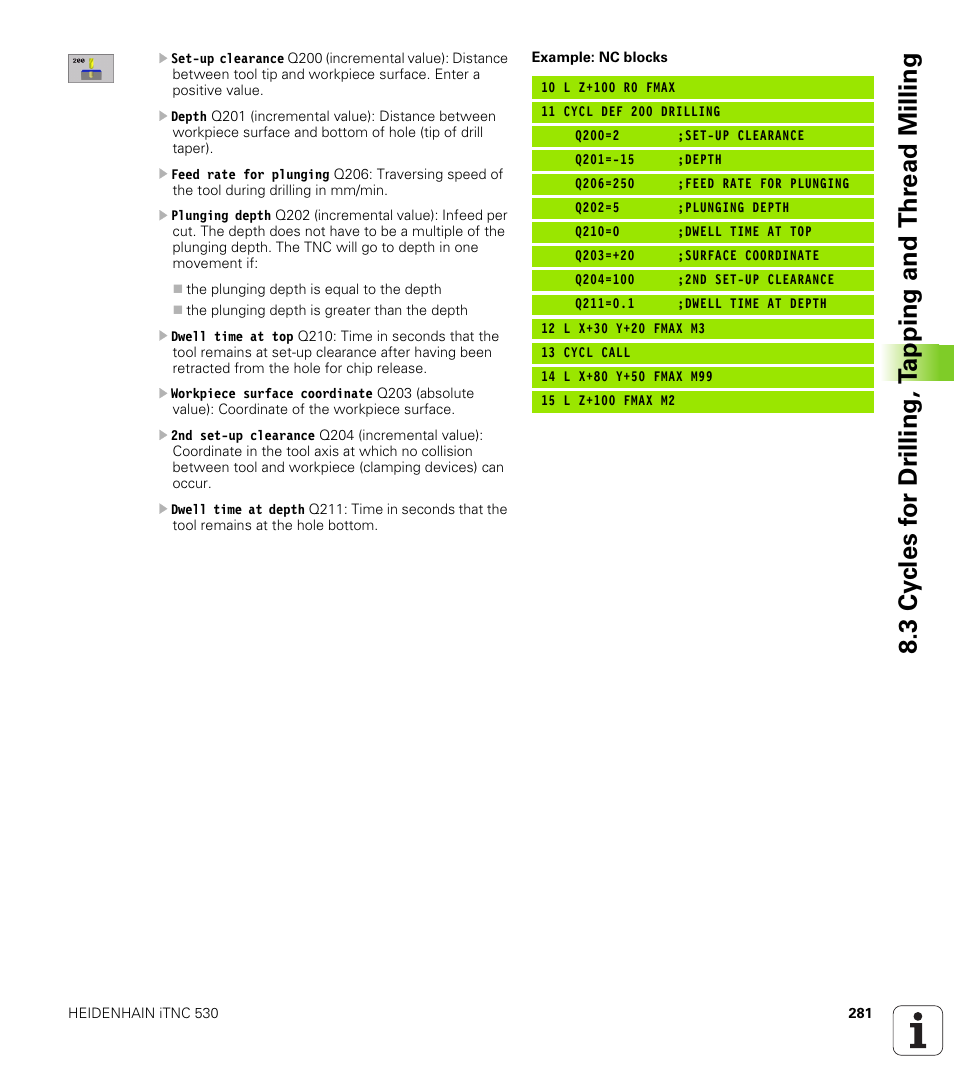 HEIDENHAIN iTNC 530 (340 422) User Manual | Page 281 / 657