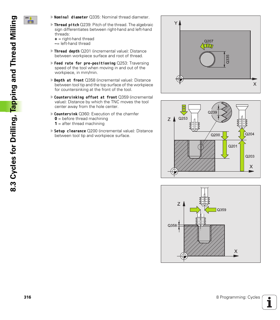 HEIDENHAIN iTNC 530 (340 422) User Manual | Page 316 / 657
