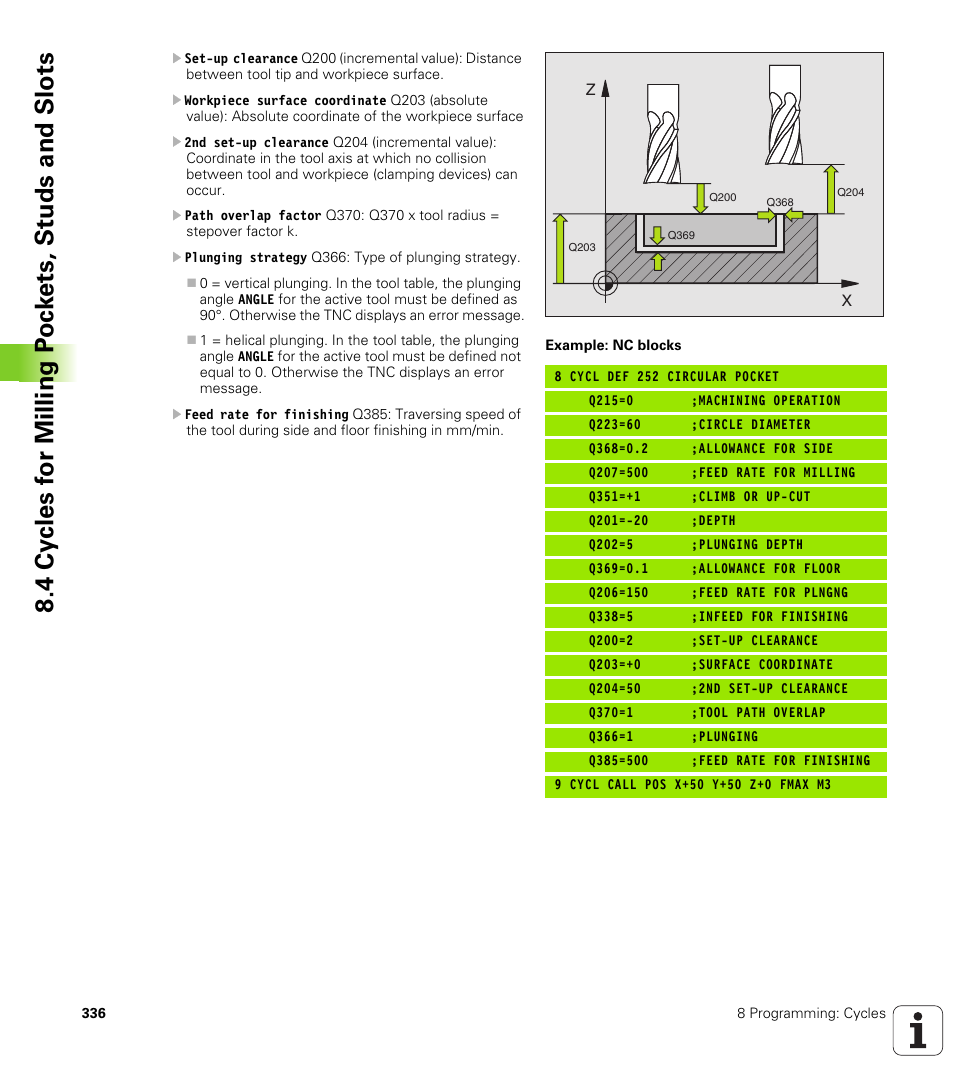 HEIDENHAIN iTNC 530 (340 422) User Manual | Page 336 / 657