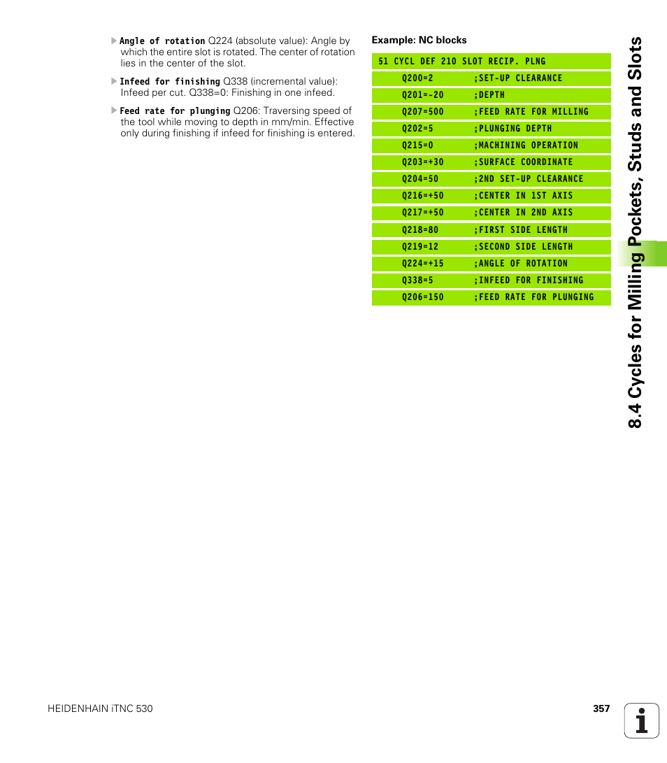 HEIDENHAIN iTNC 530 (340 422) User Manual | Page 357 / 657