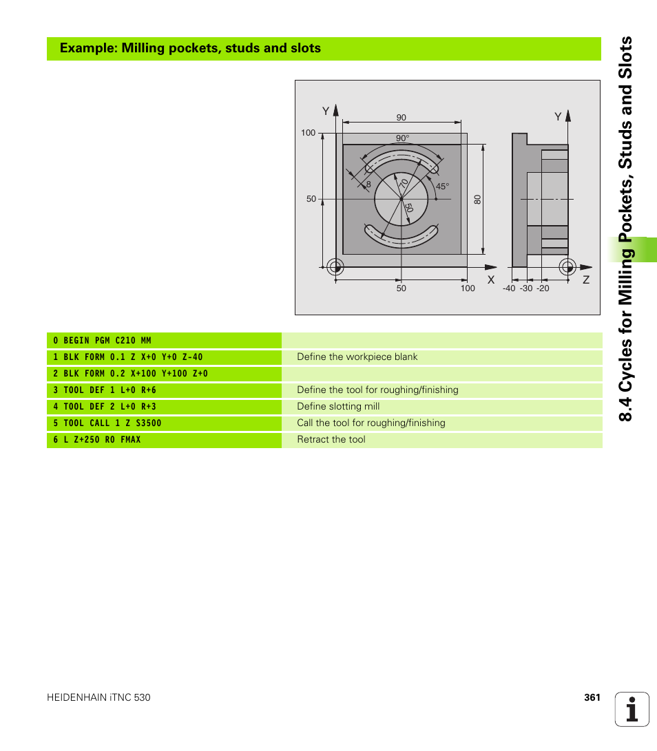 HEIDENHAIN iTNC 530 (340 422) User Manual | Page 361 / 657