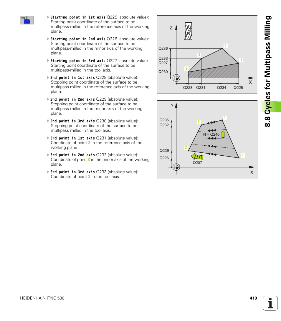 HEIDENHAIN iTNC 530 (340 422) User Manual | Page 419 / 657