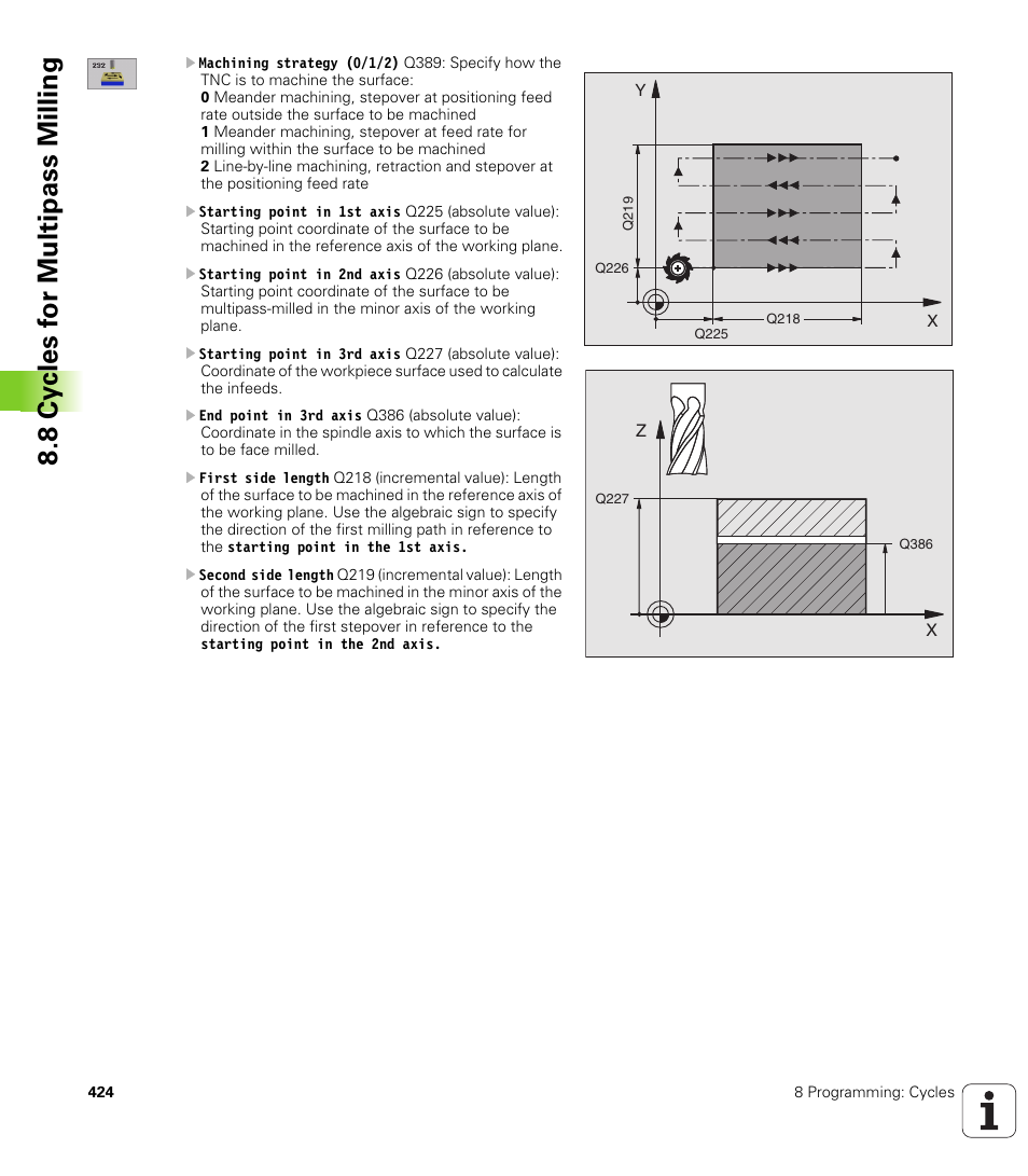 HEIDENHAIN iTNC 530 (340 422) User Manual | Page 424 / 657