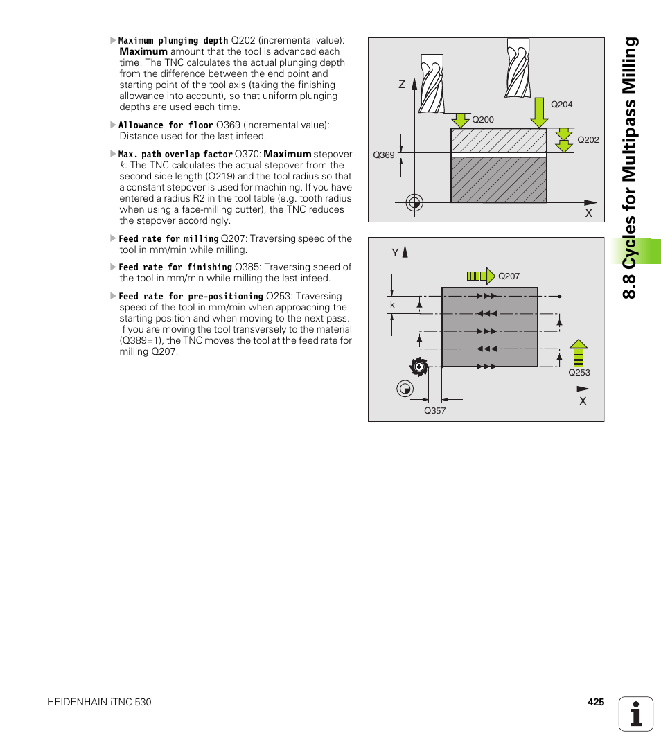 HEIDENHAIN iTNC 530 (340 422) User Manual | Page 425 / 657