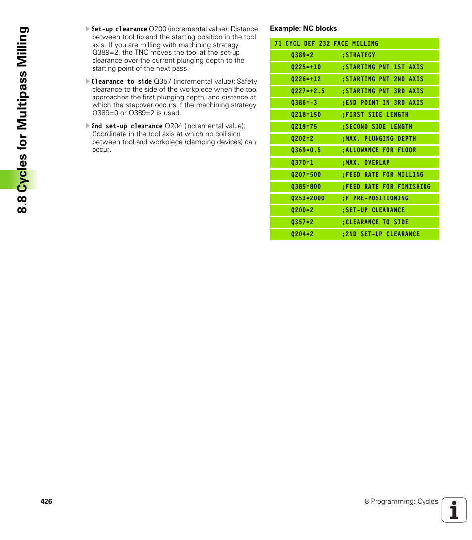 HEIDENHAIN iTNC 530 (340 422) User Manual | Page 426 / 657
