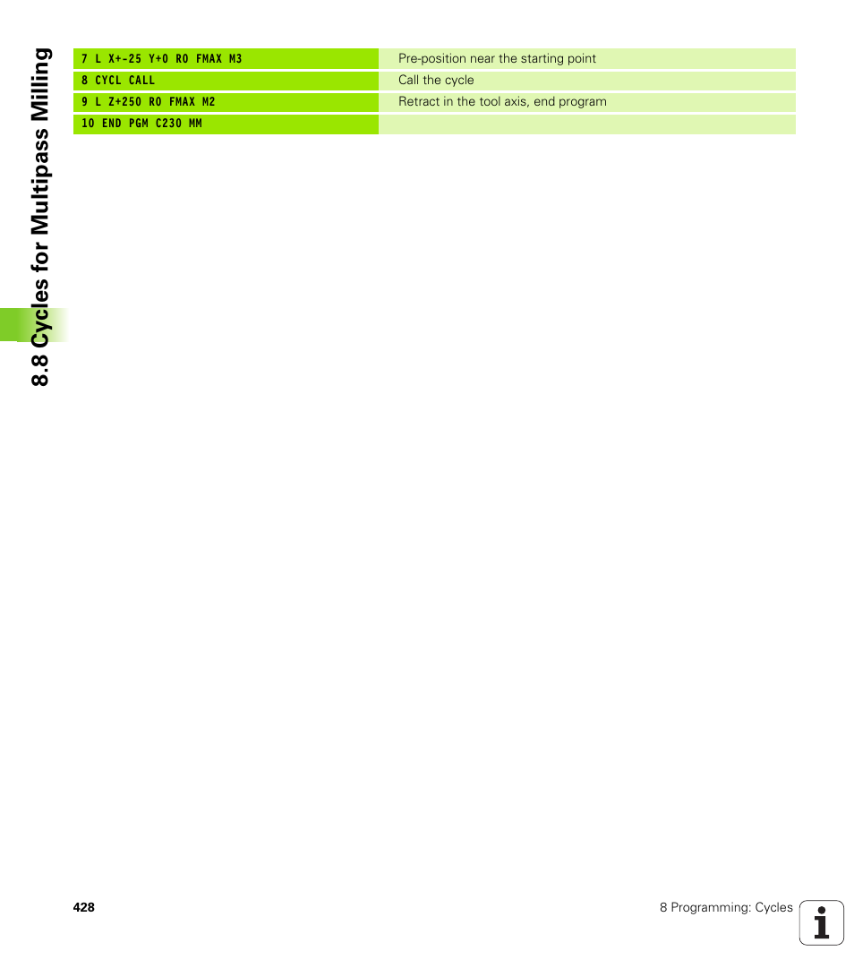 HEIDENHAIN iTNC 530 (340 422) User Manual | Page 428 / 657