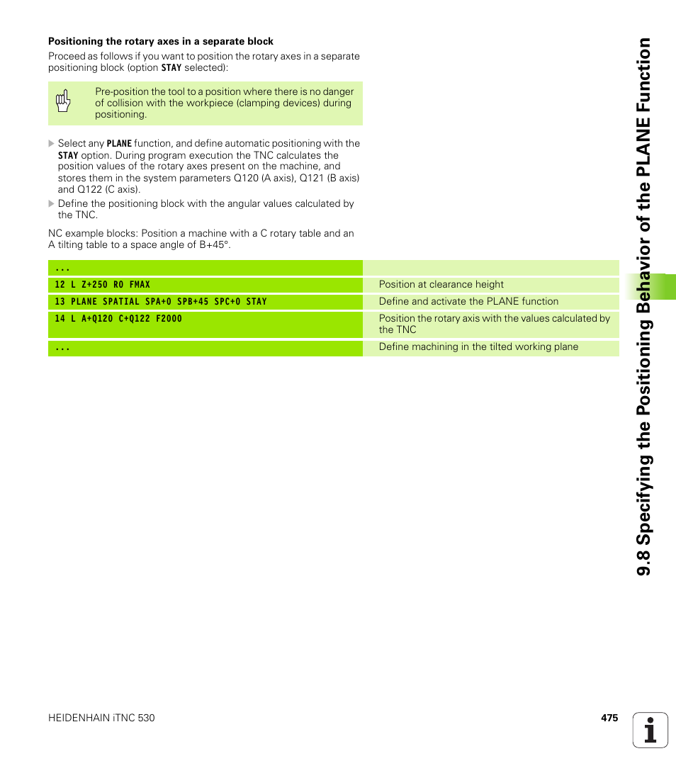 HEIDENHAIN iTNC 530 (340 422) User Manual | Page 475 / 657