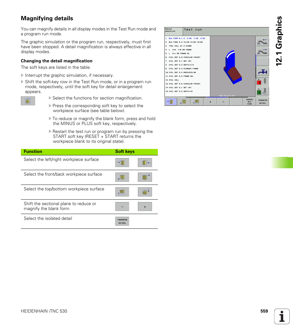Magnifying details, 1 gr ap hics | HEIDENHAIN iTNC 530 (340 422) User Manual | Page 559 / 657
