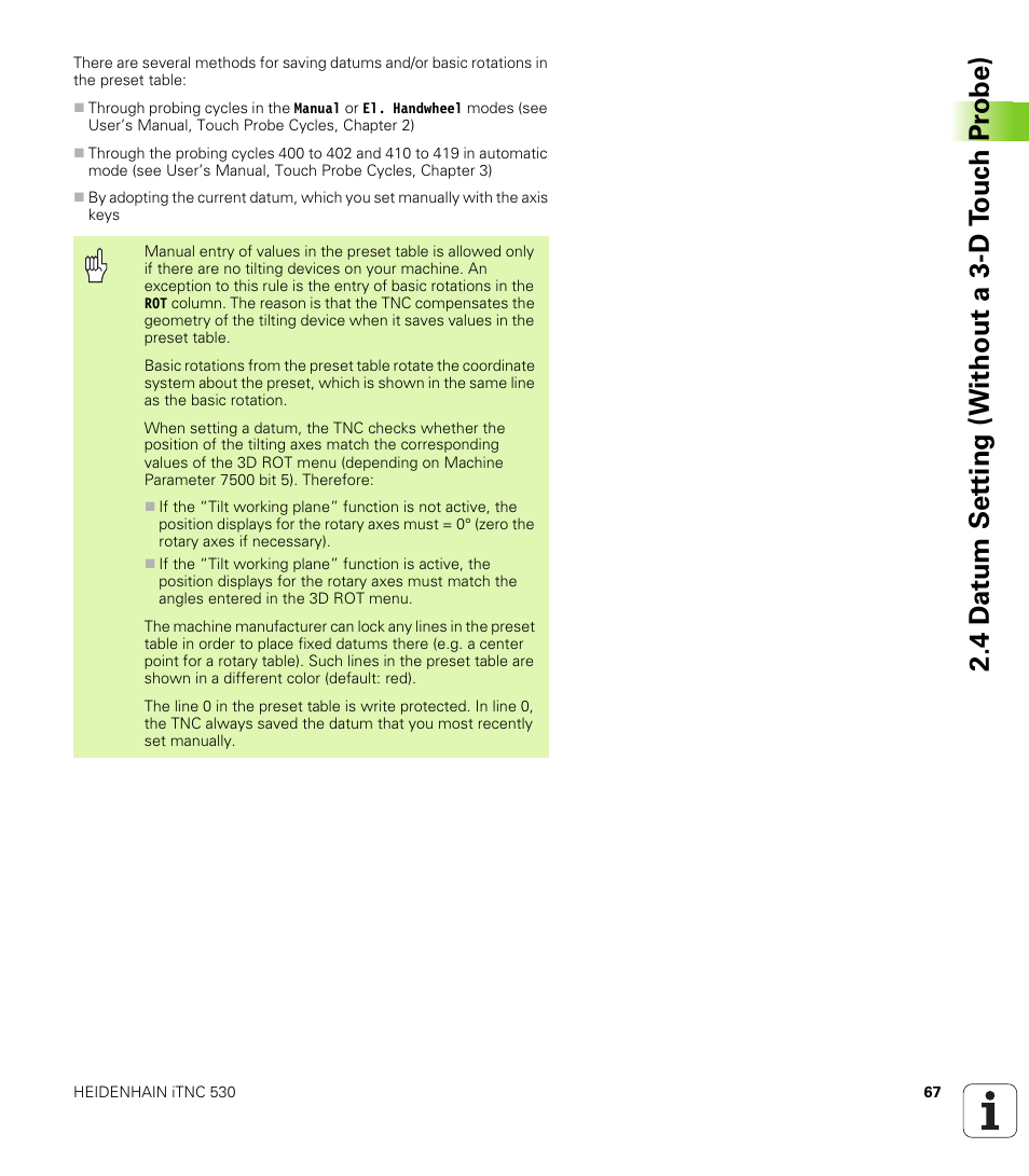 HEIDENHAIN iTNC 530 (340 422) User Manual | Page 67 / 657