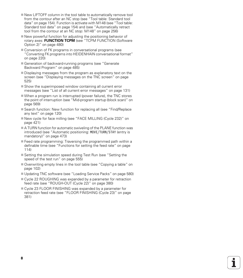 HEIDENHAIN iTNC 530 (340 422) User Manual | Page 8 / 657