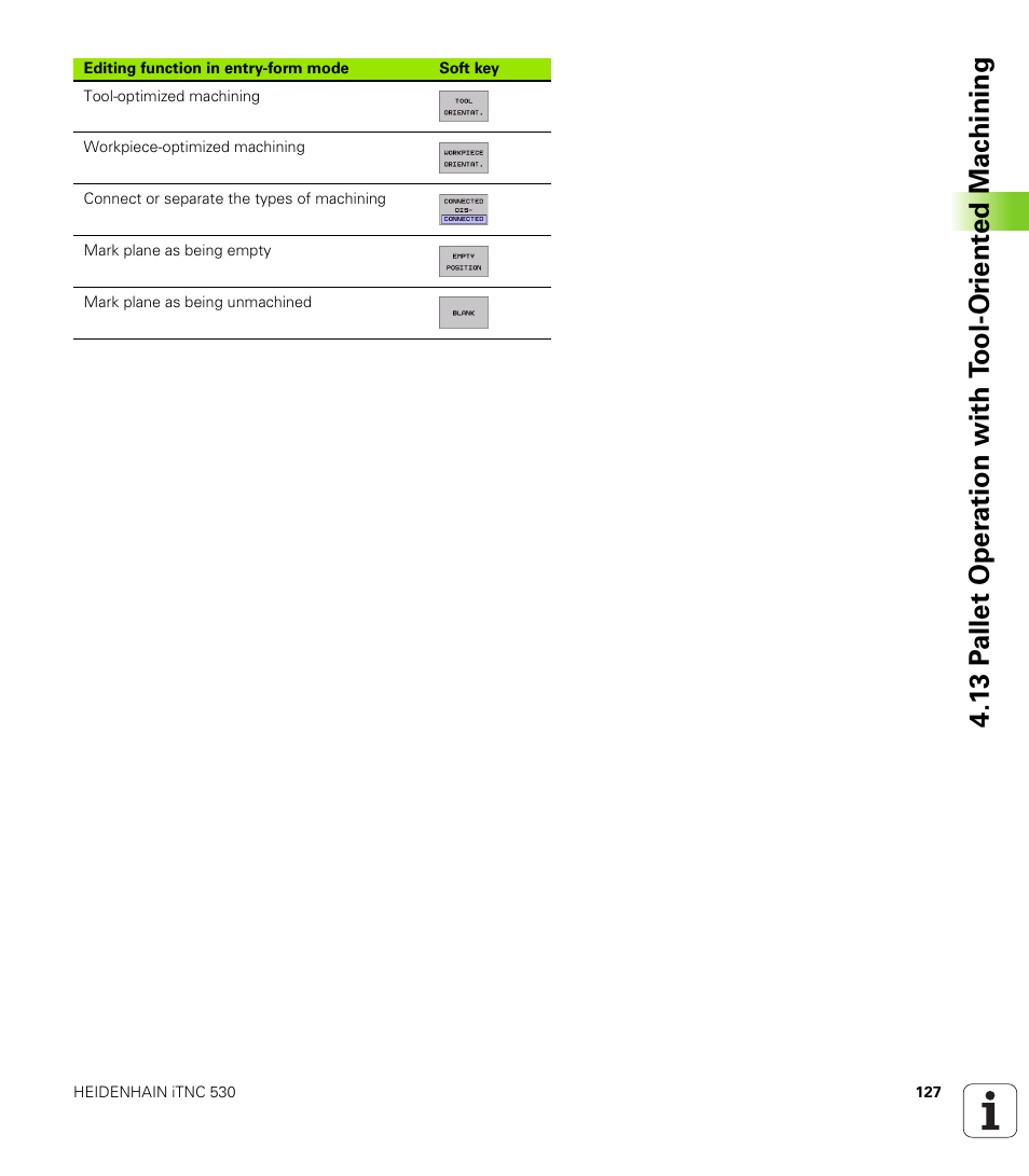 HEIDENHAIN iTNC 530 (340 422) ISO programming User Manual | Page 127 / 559