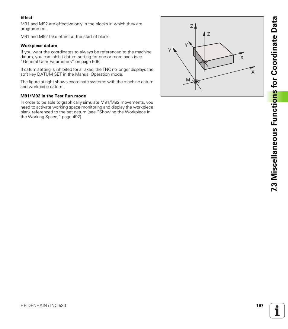 HEIDENHAIN iTNC 530 (340 422) ISO programming User Manual | Page 197 / 559