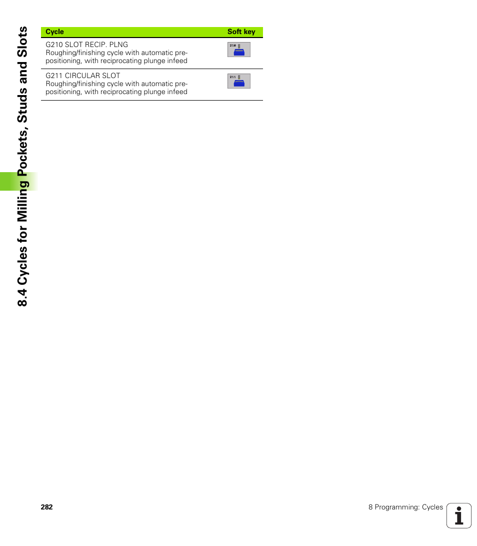 HEIDENHAIN iTNC 530 (340 422) ISO programming User Manual | Page 282 / 559
