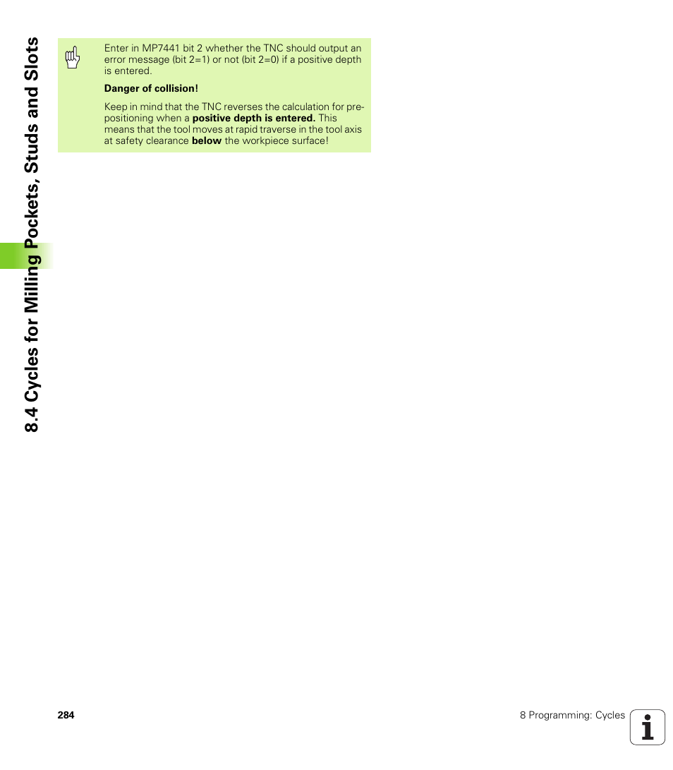HEIDENHAIN iTNC 530 (340 422) ISO programming User Manual | Page 284 / 559